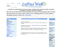 Tablet Screenshot of loftusweb.com